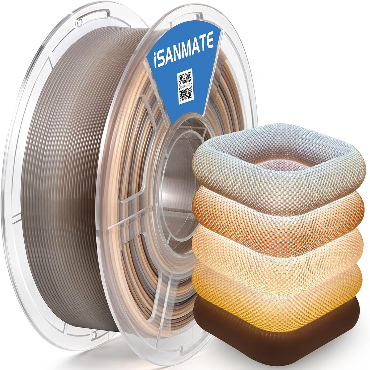 iSANMATE 16KG HF PETG Filament Bundle Multicolor Rapid PETG for Bambu Lab