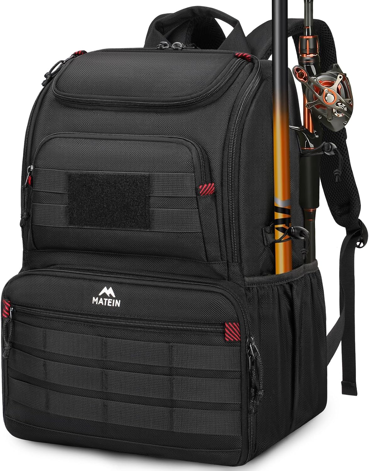 MATEIN Fishing Backpack Tackle Box, Tackle Backpack with Cooler for Men