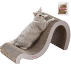 CSR1013D Kona 27" Modern Cardboard Double-Sided Wave Cat Scratcher with Catnip, Pattern Party