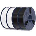 SUNLU PLA 3D Printer Filament, Black & White, 10-Pack, 10KG Total