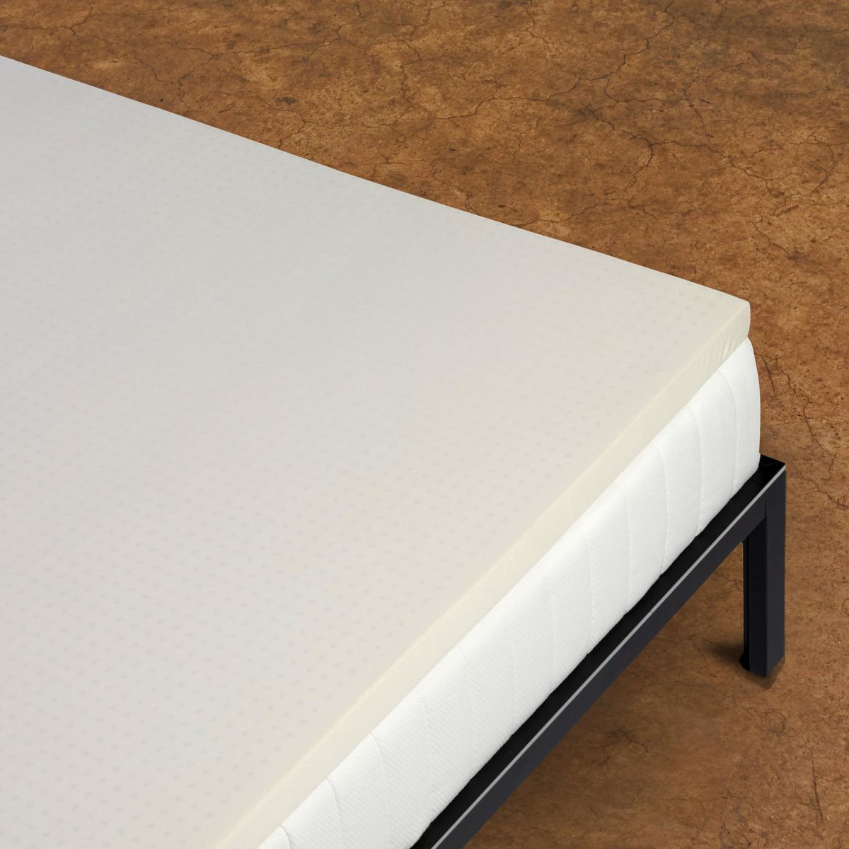 Pure Green Natural Latex Mattress Topper - Firm - 2 Inch - Queen Size (GOLS Certified Organic)