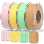 RAMBERY Silk Rainbow PLA 3D Printer Filament Bundle, 10 Colors Total 10kg, 1.75mm Multicolor Gradient 3D Printing Filament for Most FDM 3D Printers, 1KG Spool (2.2lbs) x 10 PCS