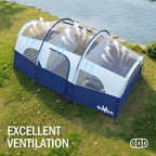 Camping Tent for 8 Person, 3 Room Family Tent with Rainfly
