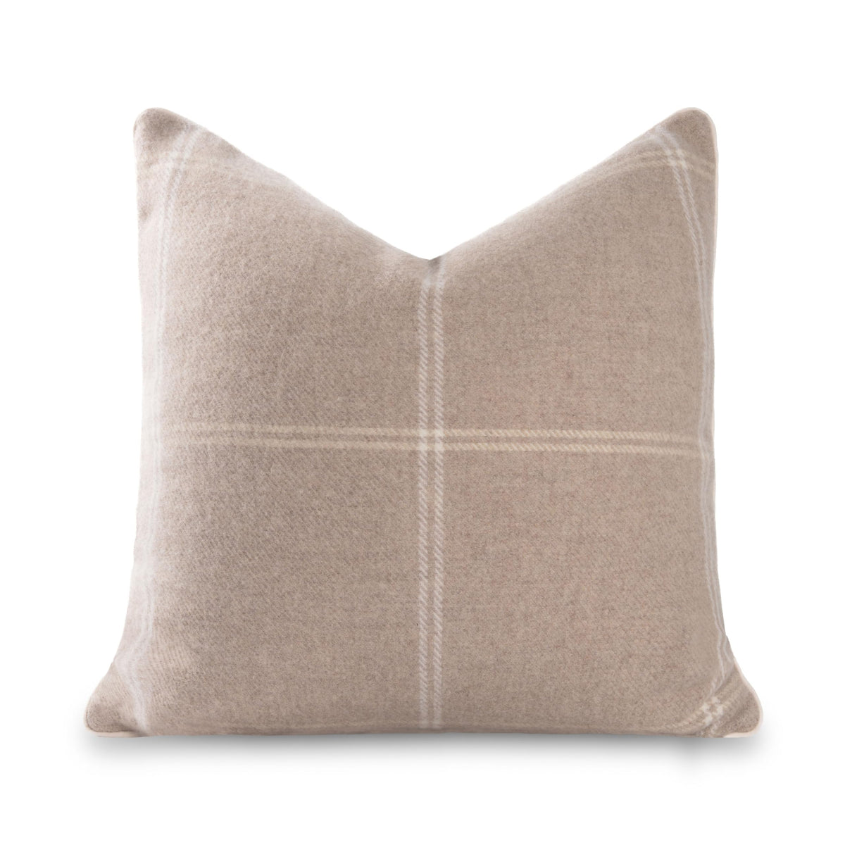 Hofdeco Premium Merino Wool Cable Knit Throw Pillow Cover, 22x22, Camel