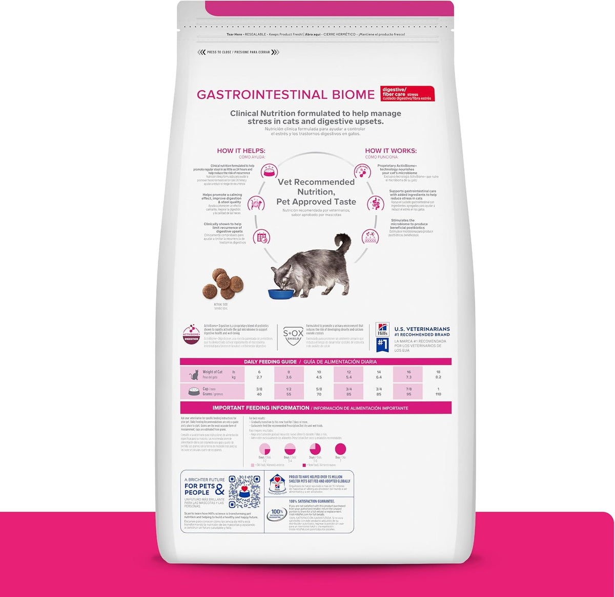 Hill's Prescription Diet GI Biome Stress Digestive/Fiber Care Dry Cat Food