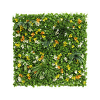 ECOOPTS 20"x20" Faux Ivy Privacy Fence Screen Artificial Boxwood Panels Topiary Hedge Plants for Indoor Outdoor Decoration, #3 Mixed Leaves, 20 Packs
