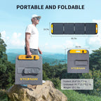 VTOMAN VS200 200W 19V Portable Solar Panel for Power Station