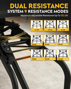 GuuG Hip Abductor Adductor Machine: Booty Builder with 2 Resistance Bands 2 in 1 Adduction Abduction Machine Inner and Outer Thigh and Glute Workout Equipment