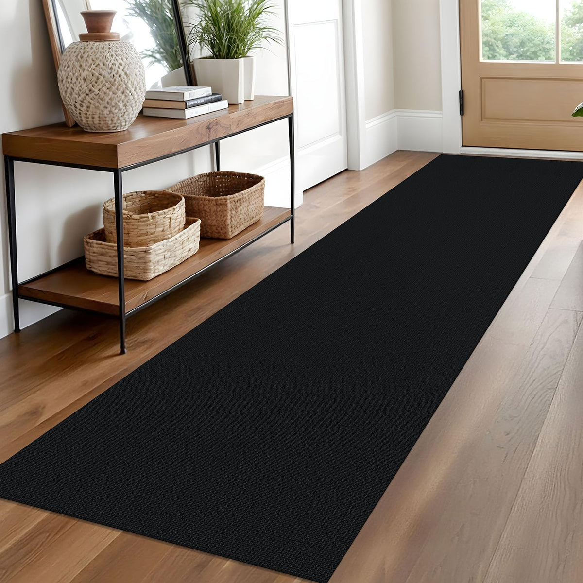 EARTHALL Washable Area Rug, Non Slip Living Room Rug, 5x7 Ft, Sand/Beige