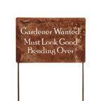 Funny Garden Stake 20 to 33 Inches Tall (The Orchard, Large 28" Tall)