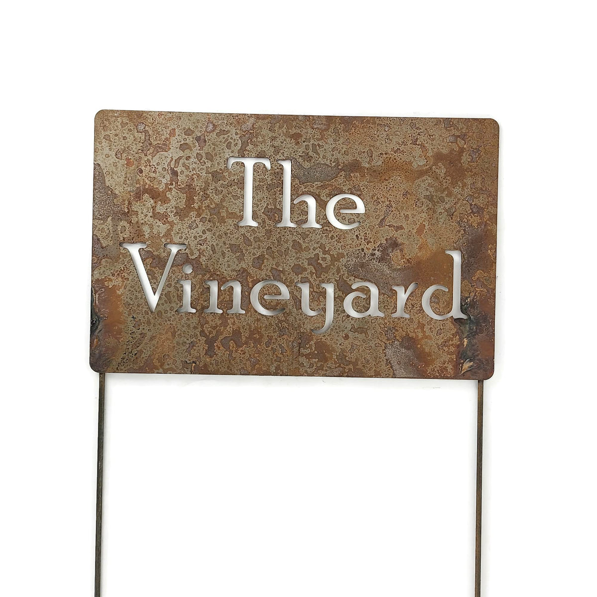 Funny Garden Stake 20 to 33 Inches Tall (Please Don't Die, Large 28" Tall)