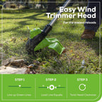 Greenworks 60V 13 in String Trimmer & 540 CFM Blower Combo, 4.0 Ah Battery