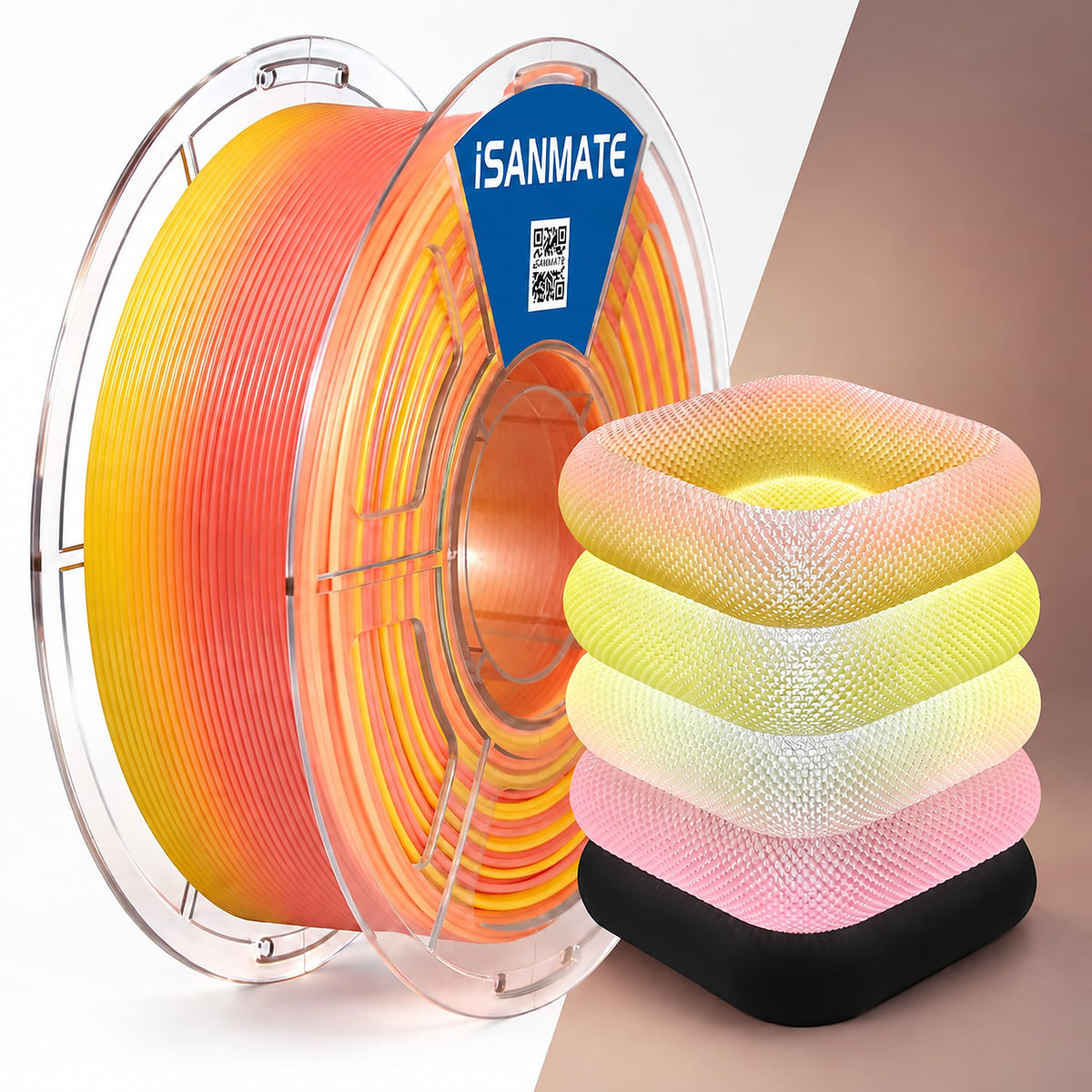 iSANMATE 16KG HF PETG Filament Bundle Multicolor Rapid PETG for Bambu Lab