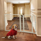 FXW Dog Gate, Extra Wide Adjustable for Openings Up to 165", 32" H