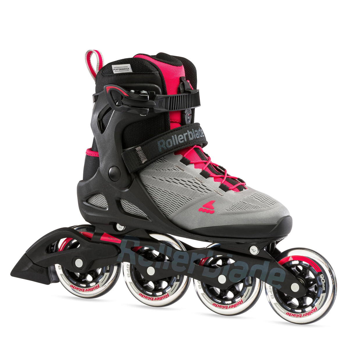 Rollerblade Macroblade 90 Women's Adult Fitness Inline Skate, Neutral Paradise Pink