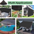 16x31 FT,Beige HDPE Mesh Tarp with Upgraded Grommets,Outdoor Sunblock Shade Cloth, for Plants Greenhouse Outdoor Pergola Lawn Kennel Chicken Coop