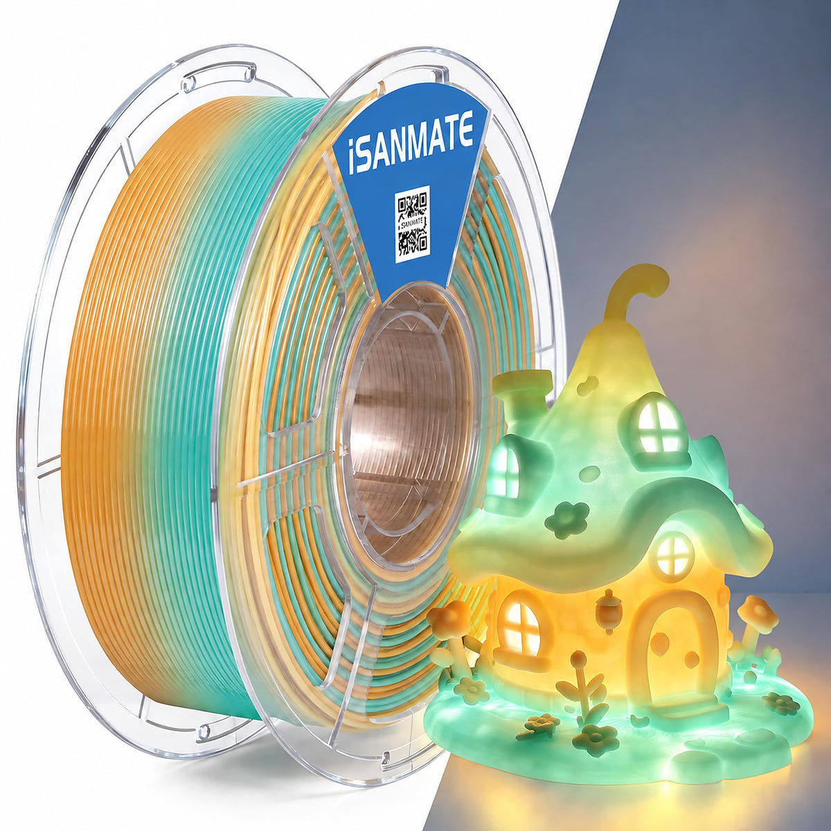 iSANMATE 16KG HF PETG Filament Bundle Multicolor Rapid PETG for Bambu Lab