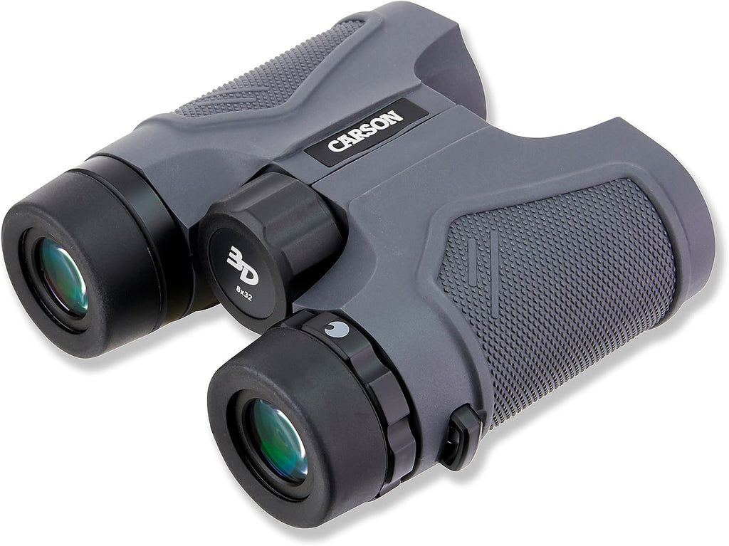 Carson 3D Series High Definition Waterproof Binoculars - Grey