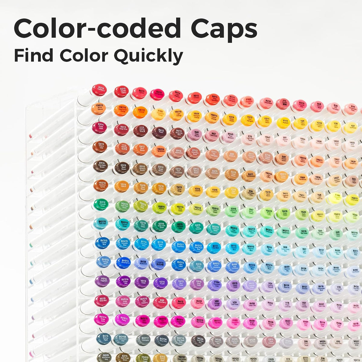 Ohuhu Alcohol Markers 320 Colors Chisel& Fine for Adult Coloring Refillable