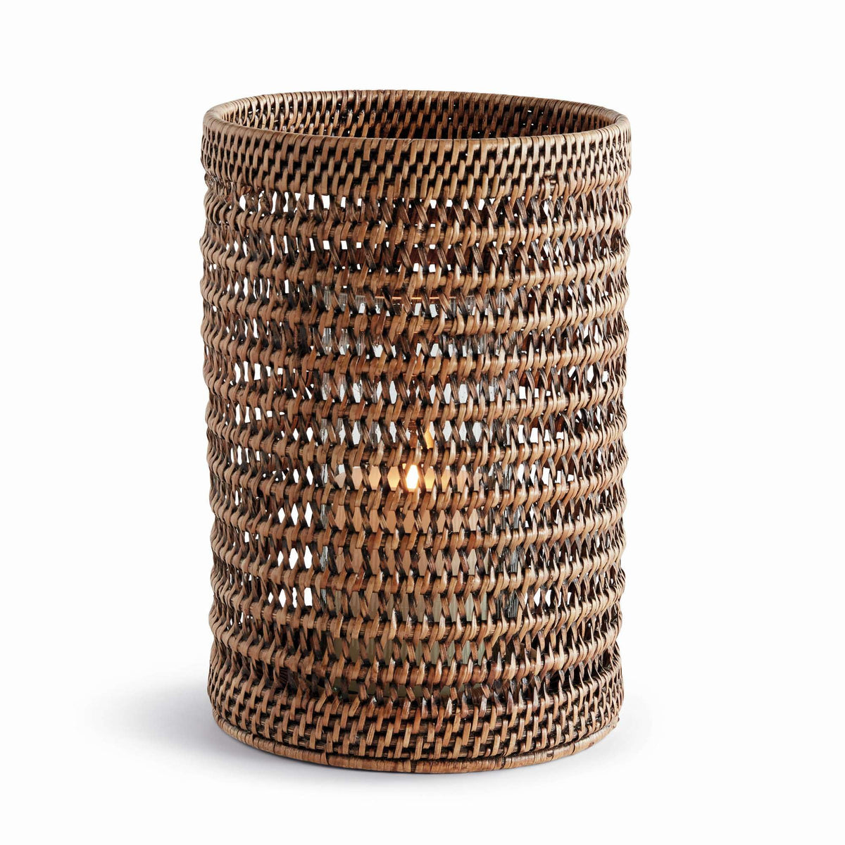Napa Home & Garden Burma Rattan Hurricane Small Small Brown