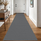EARTHALL Woven Area Rugs 6x9 Ft Washable Living Room Rugs Non Slip Rubber Backed Dining Room Rug Braided Bedroom Rugs Indoor Floor Carpet for Living Room, Bedroom, Dining Room, Beige/Ivory