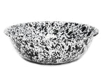 Enamelware Benson Basin, 32 quart, Red/White Splatter (Single)