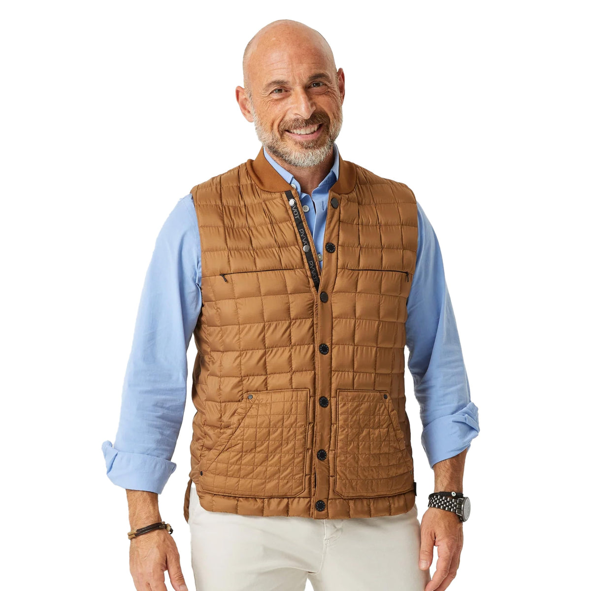 PYVOT Men's Journey Weighted Vest, Fitness Apparel for Walking & Workouts