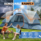 WildFinder Camping Tent 10 Person, Family Tent for Camping with Rainfly
