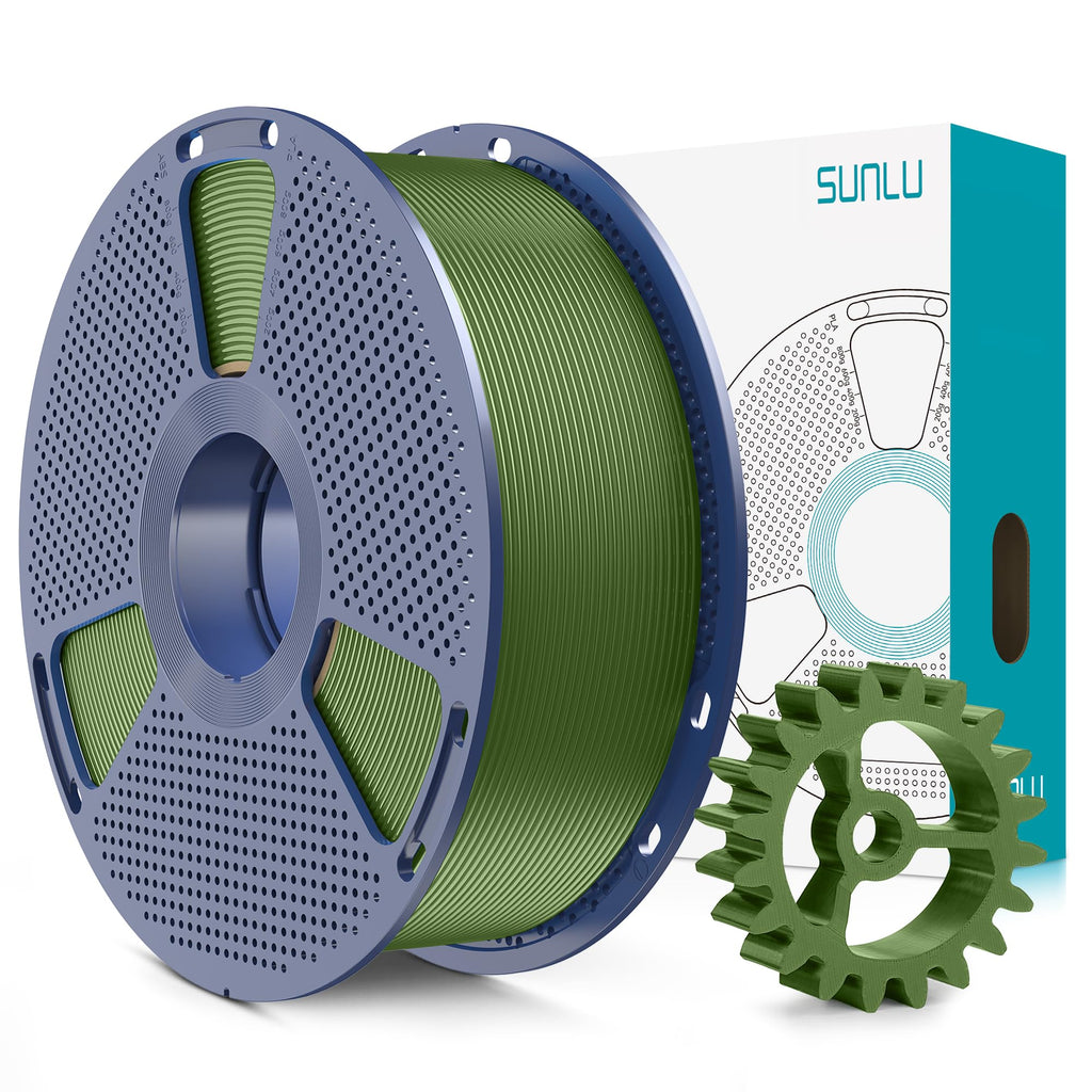 SUNLU PLA+2.0 3D Printer Filament, Multicolor, 10-Pack (10KG)