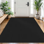 EARTHALL Woven Area Rugs 6x9 Ft Washable Living Room Rugs Non Slip Rubber Backed Dining Room Rug Braided Bedroom Rugs Indoor Floor Carpet for Living Room, Bedroom, Dining Room, Beige/Ivory