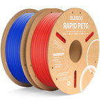 ELEGOO Rapid PETG 3D Printer Filament 1.75mm Black 10KG Bulk