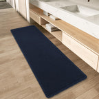 Upgraded Waffle Bath Mat Set of 2 Absorbent Bathroom Mat 18"x30" + 24"x48"