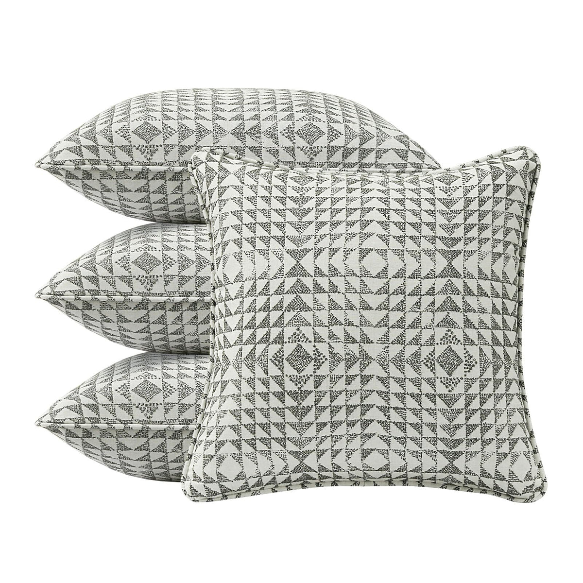 4 Pack Sunbrella Outdoor Water Repellent Throw Pillows 18x18 Inch with Insert, Decorative Square Patio Pillows for Home Garden Couch Balcony, Canvas Camel