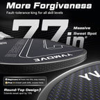 YVmove 16mm 18K T800 Carbon Fiber Pickleball Paddle, USAPA Approved
