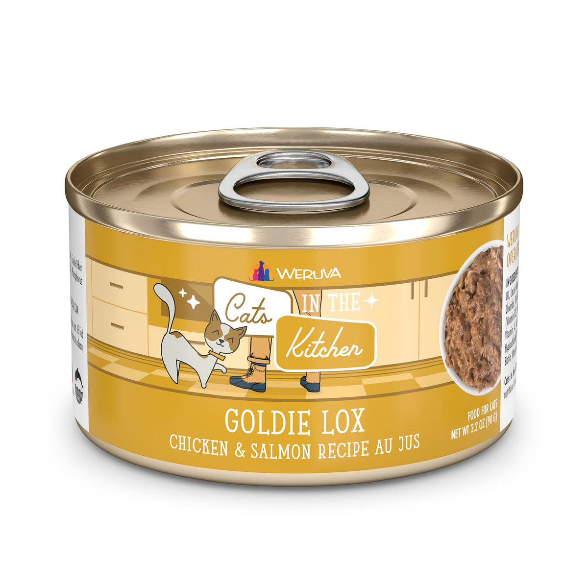 Weruva Cats in the Kitchen, Kitchen Cuties Variety Pack, Wet Cat Food, 6oz Cans (Pack of 24)