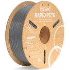 ELEGOO Rapid PETG 3D Printer Filament 1.75mm Black 10KG Bulk