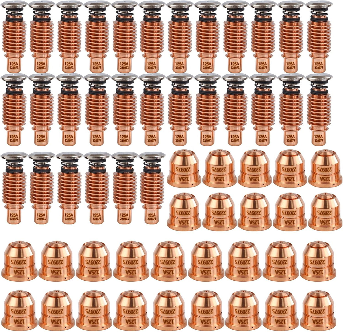 40 Pcs 420158 Plasma Nozzle Tips Fit PMX 125 Cutting Torch Consumables