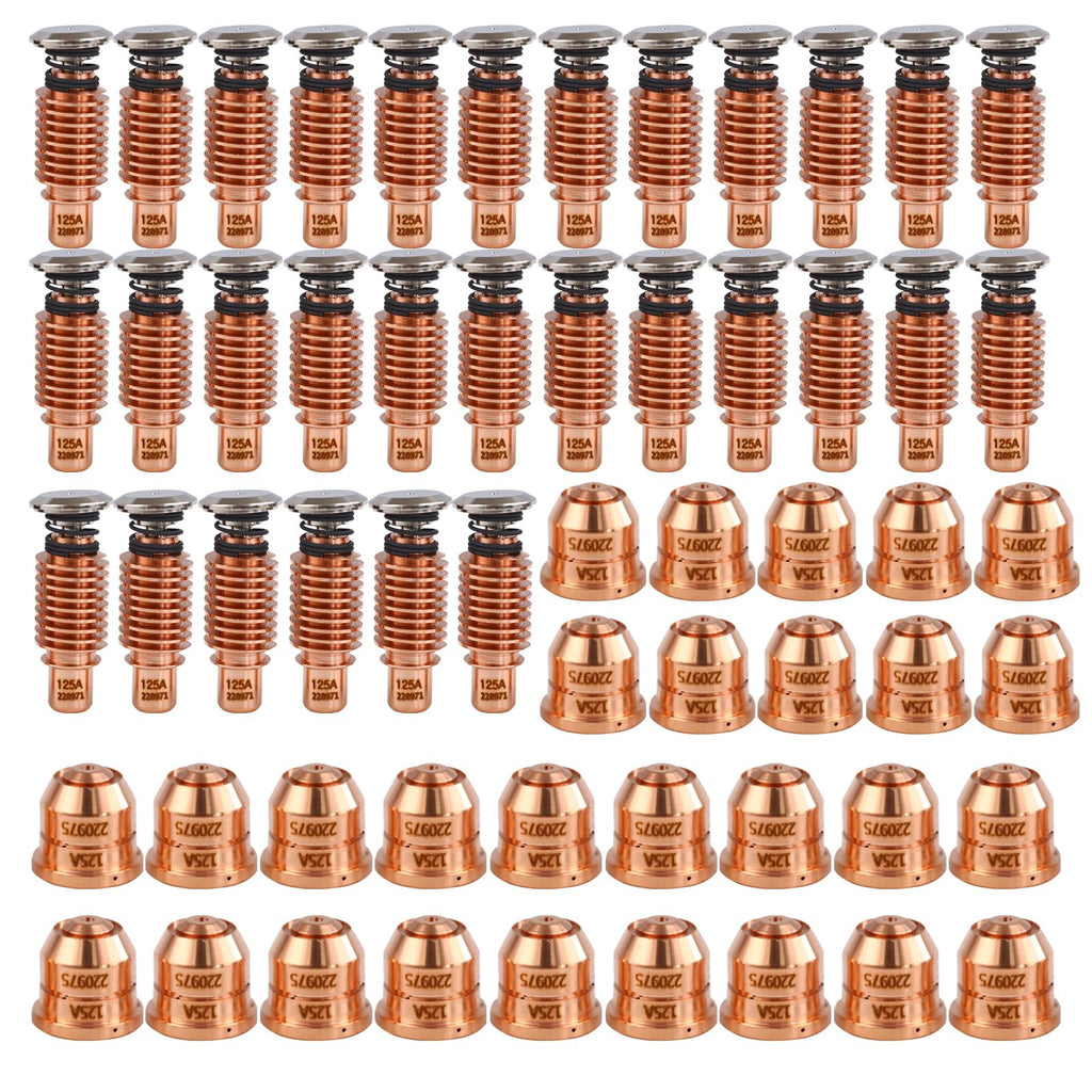 40Pcs 220971 Plasma Nozzle Tips Fit for Hypertherm Powermax 125