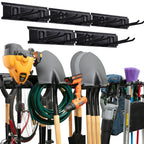 TIDYME Garage Tool Organizer Wall Mount, 96", 6 Racks 12 Hooks, 600 lbs