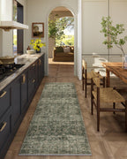 Washable Area Rugs for Living Room: 9x12 Bedroom Rug Boho Vintage Area Rug Stain Resistant Non Slip Low Pile Lightweight Soft Carpets for Dining Room Kitchen Nursery Kids Room Playroom Home Office