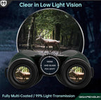 Osmo Optic Edge Binoculars, High Powered with Upgraded Phone Adapter
