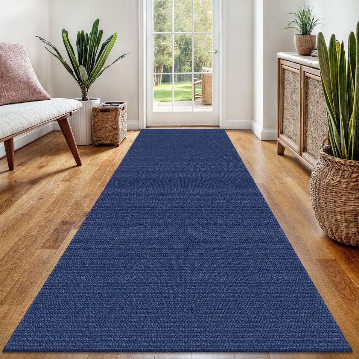 EARTHALL Washable Area Rug, Non Slip Living Room Rug, 5x7 Ft, Sand/Beige