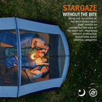 Camping Tent for 8 Person, 3 Room Family Tent with Rainfly