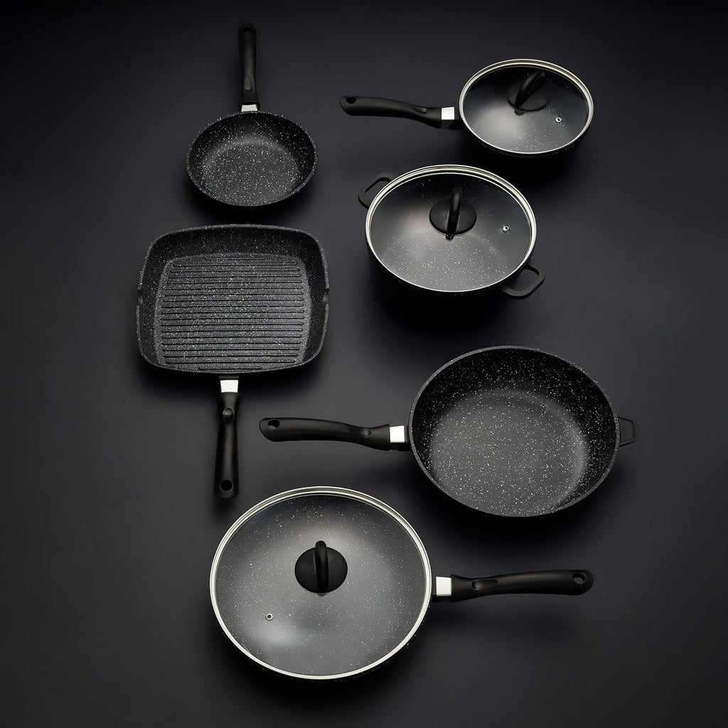 Cuisine::pro Stone Cookware Set, Non-Stick, Toxin-Free, 9 Piece