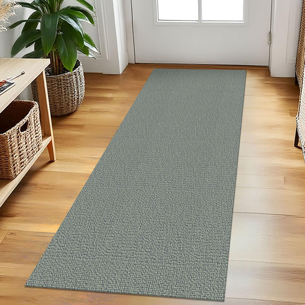 EARTHALL Washable Area Rug, Non Slip Living Room Rug, 5x7 Ft, Sand/Beige