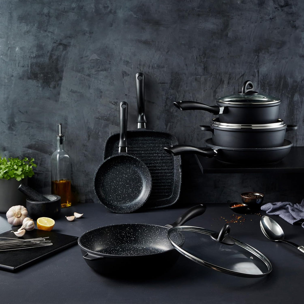 Cuisine::pro Stone Cookware Set, Non-Stick, Toxin-Free, 9 Piece