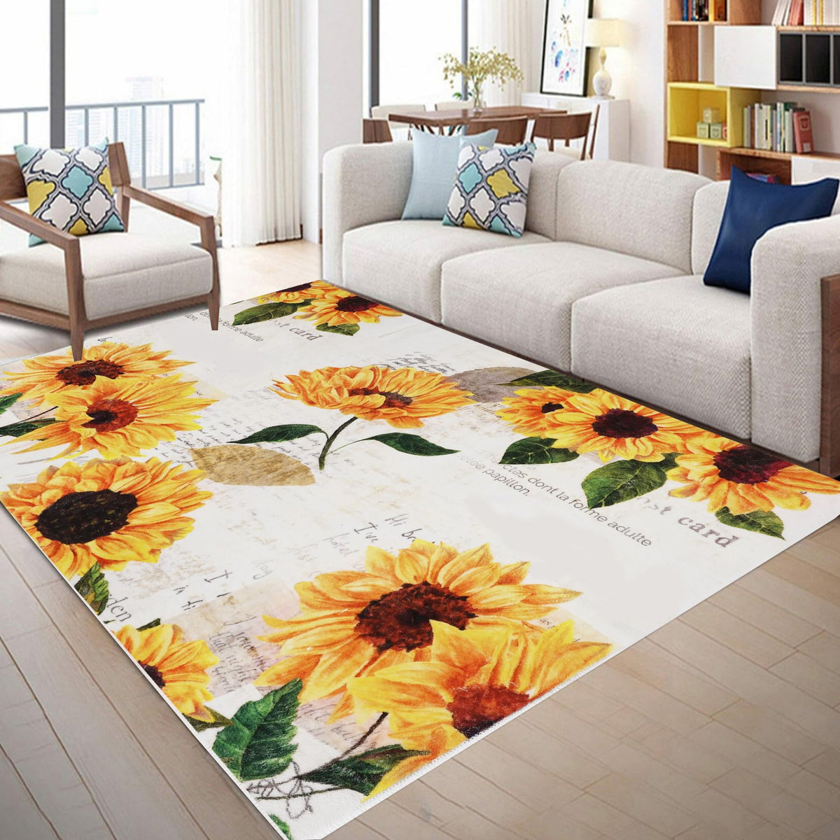 Leopard Rug 5x7 Washable Animal Print Rug Living Room Large Carpet Soft Non-Slip, Non-Shedding Brown Carpet for Office Dormitory Bedroom