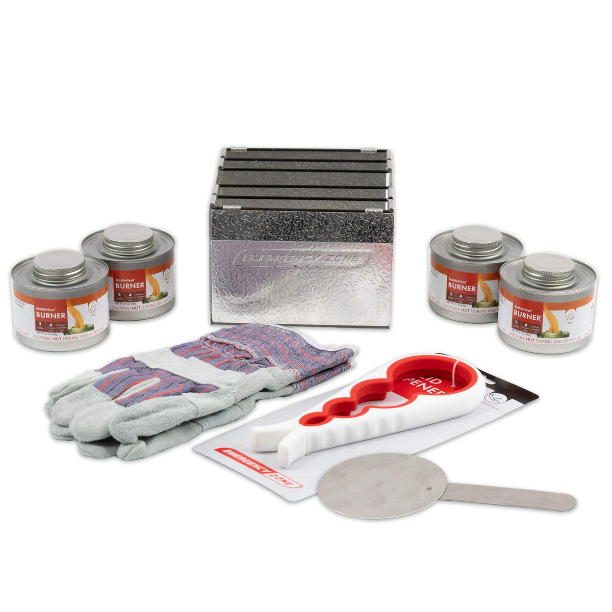 New & Improved! Emergency Cooking Fuel Premium Storage Set, 20+ Year Shelf Life | Available in 4 Cans, 12 Cans, or 24 Can Packs