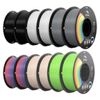 Creality PLA 3D Printer Filament, Multicolor, 12-Pack, 12KG Total