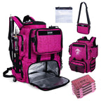Goture Fishing Backpack with Cooler, 4 Tackle Boxes, Detachable Sling Bag